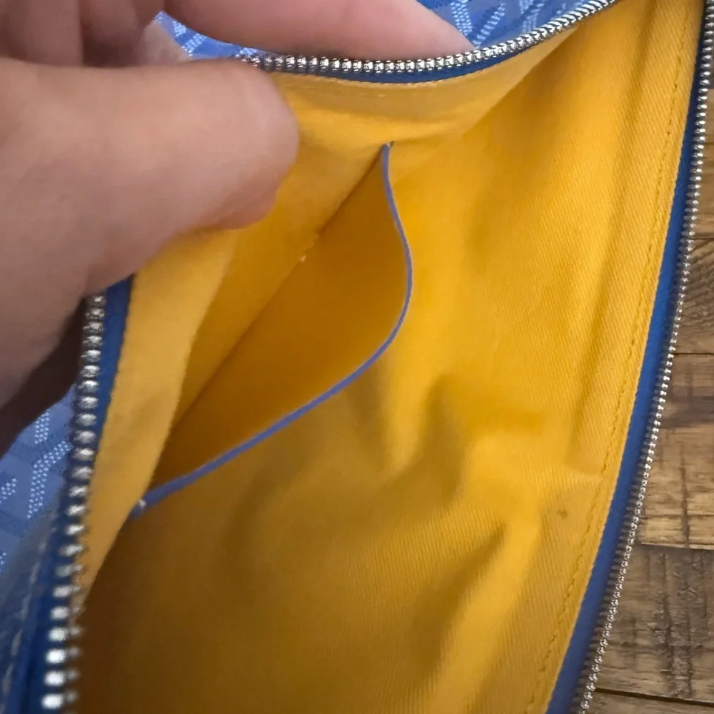 Goyard Blue Senat Pouch/Clutch - Picture 7 of 7